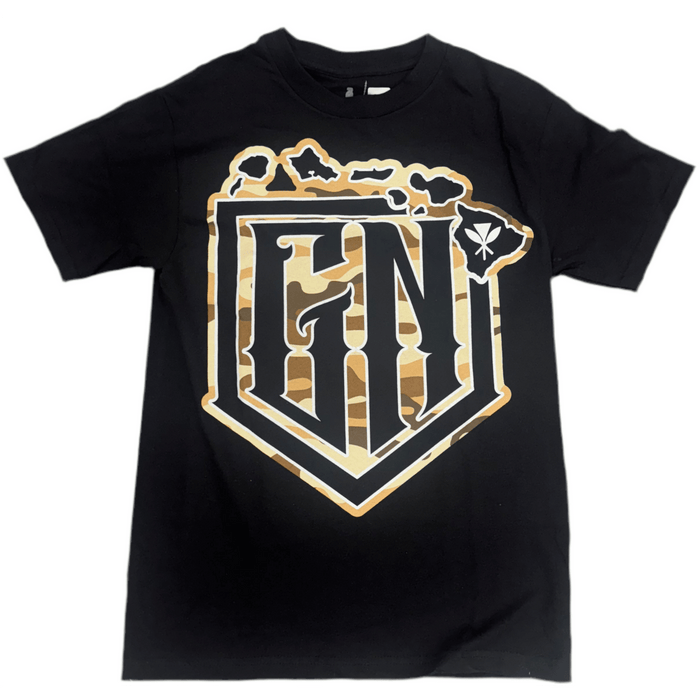 Get Nutz Hawaii Da Ohana Brand Camo Logo T-Shirt Get Nutz Hawaii