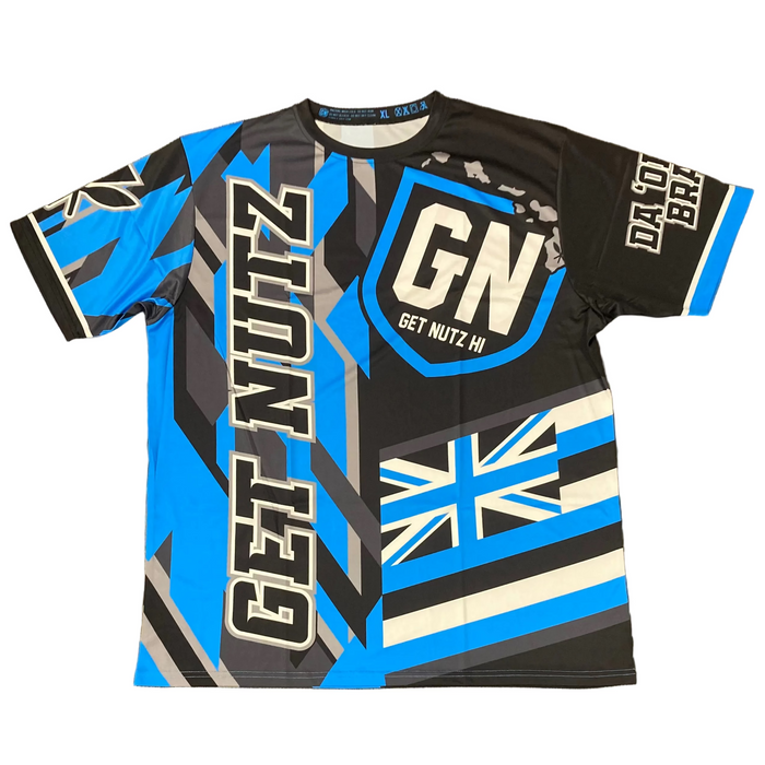 Get Nutz Hawaii, Hawaii Jack Sublimated Jersey - Adult Get Nutz Hawaii