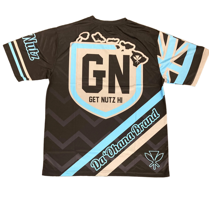 Get Nutz Hawaii, Hawaii Striped Sublimated Jersey - Adult Get Nutz Hawaii