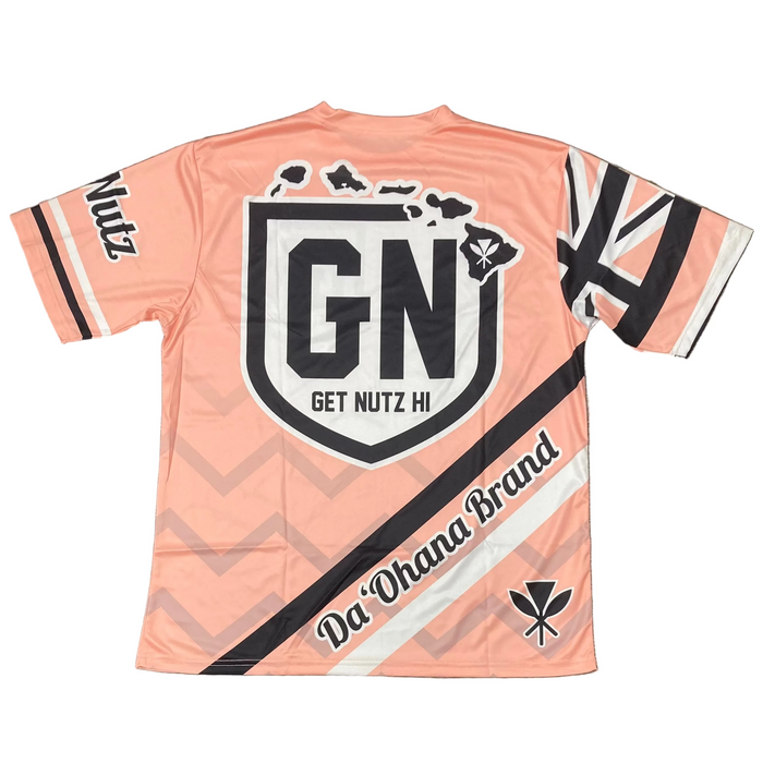 Get Nutz Hawaii, Hawaii Striped Sublimated Jersey - Adult Get Nutz Hawaii