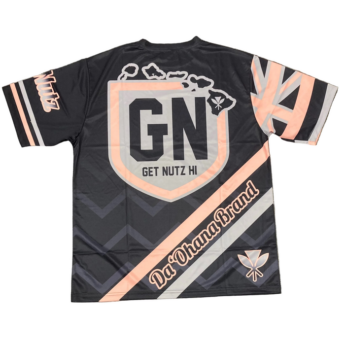 Get Nutz Hawaii, Hawaii Striped Sublimated Jersey - Adult Get Nutz Hawaii
