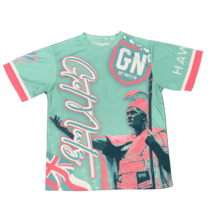 Get Nutz Hawaii, Kamehameha Sublimated Jersey - Youth Get Nutz Hawaii
