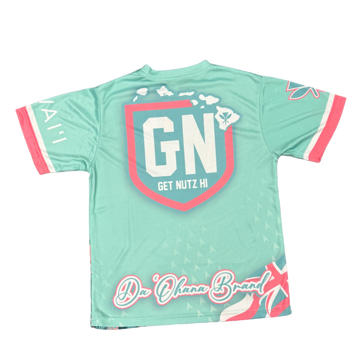 Get Nutz Hawaii, Kamehameha Sublimated Jersey - Youth Get Nutz Hawaii