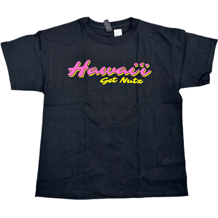 Get Nutz Hawaii Script T-Shirt - Youth Get Nutz Hawaii