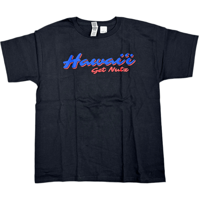 Get Nutz Hawaii Script T-Shirt - Youth Get Nutz Hawaii