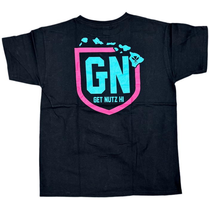 Get Nutz Hawaii Script T-Shirt - Youth Get Nutz Hawaii