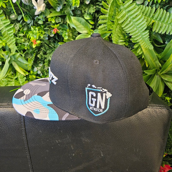 Get Nutz Hawai‘i Snapback Hat – Splash Camo - Hat