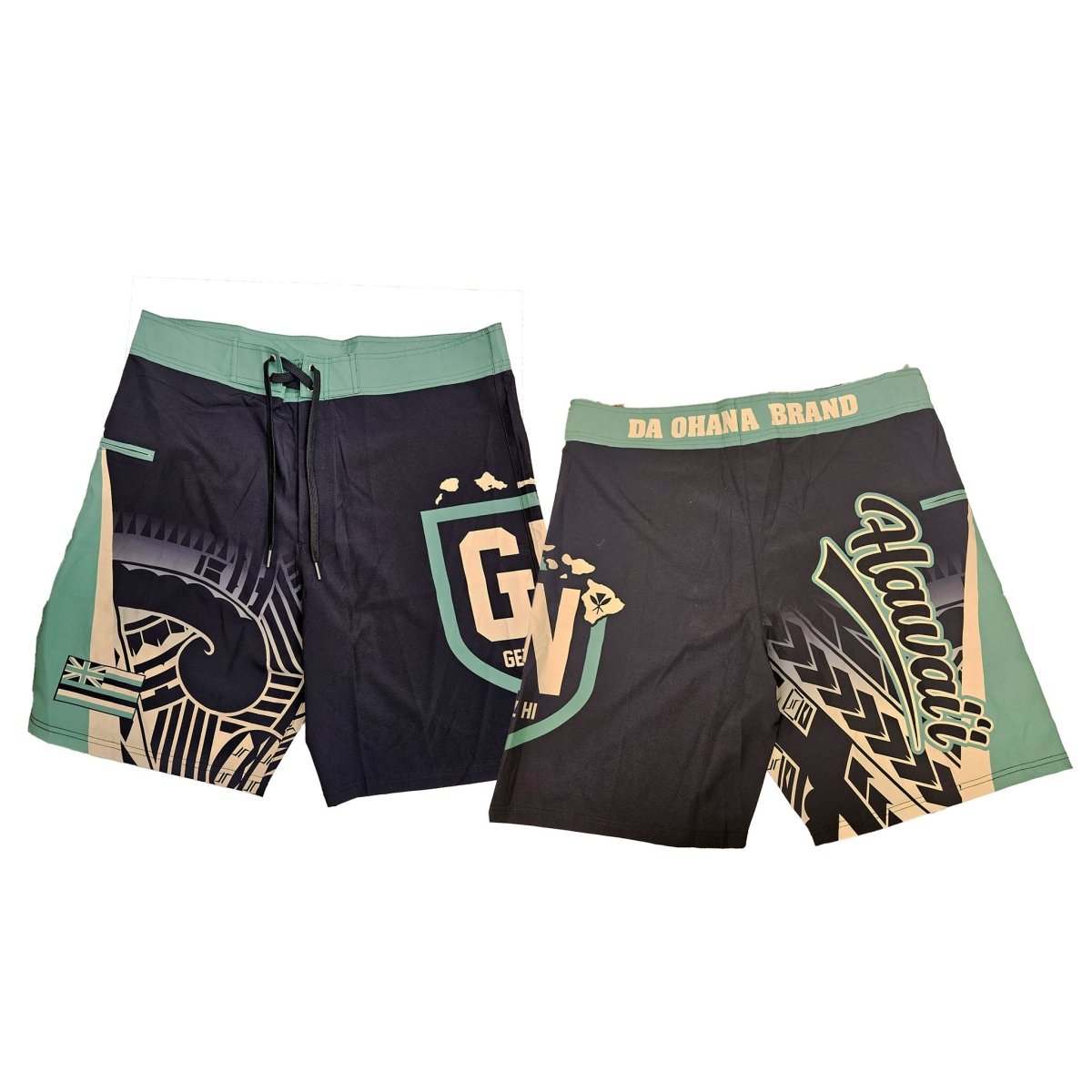 Get Nutz Hawaii - Tribal Hawaii Surf Shorts — Leilanis Attic