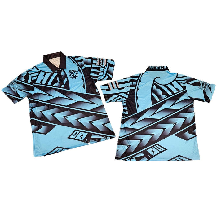 Get Nutz Hawaii - Tribal Palace Dri - FIT Polo - T-Shirt - Mens