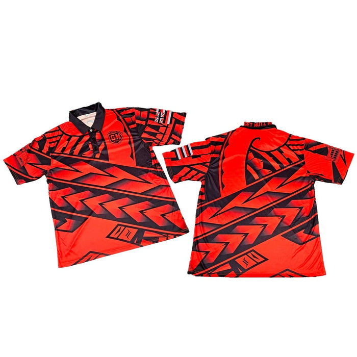 Get Nutz Hawaii - Tribal Palace Dri - FIT Polo - T-Shirt - Mens