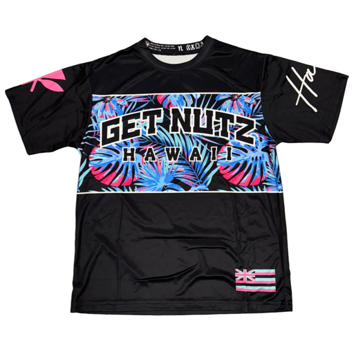 Get Nutz Monstera Blast Sublimated Jersey Youth Get Nutz Hawaii