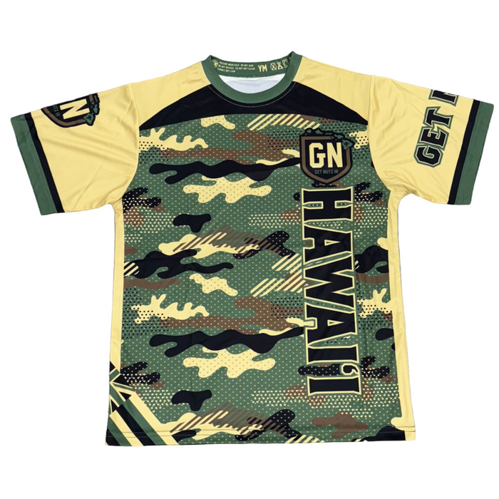 Get Nutz Natural Camo Sublimated Jersey Youth Get Nutz Hawaii