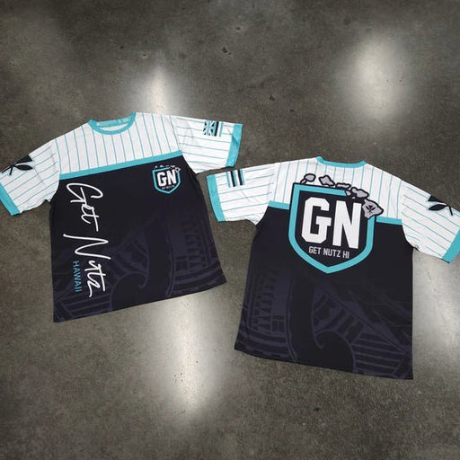 Get Nutz Pinstripe Jersey - Baseball Jersey - Leilanis Attic