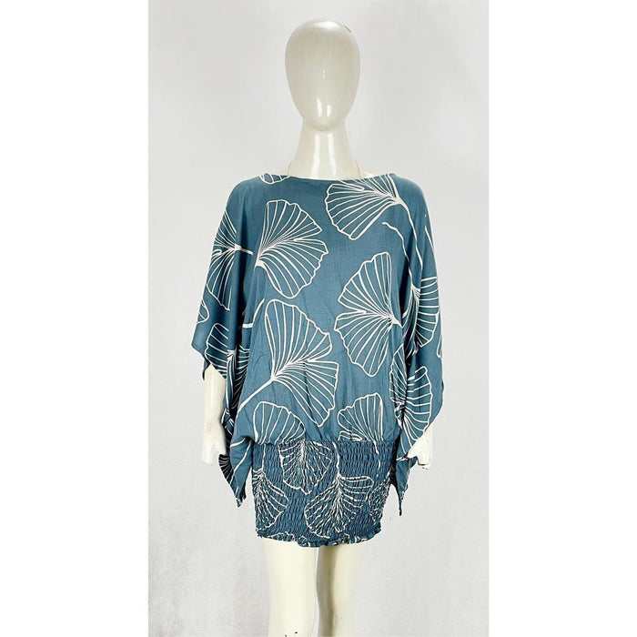 Ginkgo Leaf Top - Quiet Shade/Coconut Milk Casual Movements Inc.