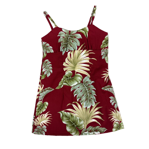 Girls Hawaiian Leaves Dress Ky's International