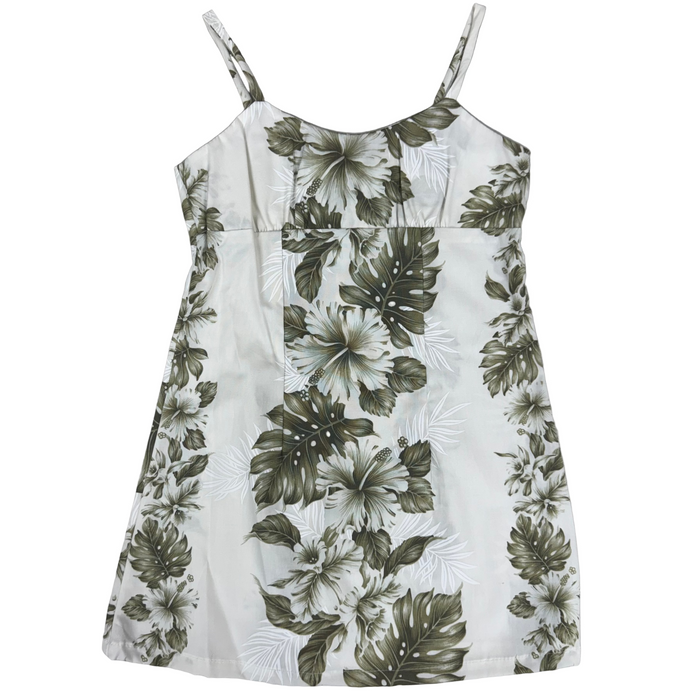 Girls Hibiscus Monstera Dress Ky's International