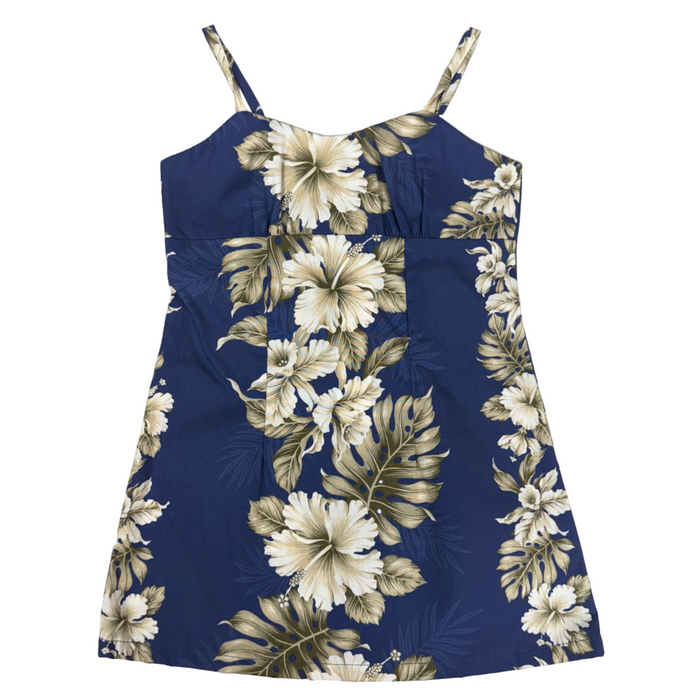 Girls Hibiscus Monstera Dress Ky's International