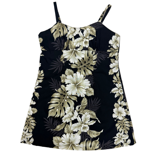 Girls Hibiscus Monstera Dress Ky's International