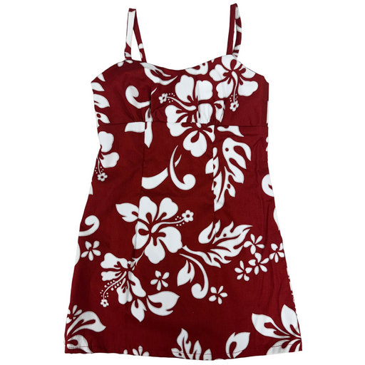KYS Girls Bungee Aloha Dress White Hibiscus Leilanis Attic KYS Girls Bungee Aloha Dress White Hibiscus Leilanis Attic