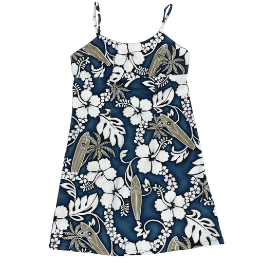 Girls Hibiscus Surfboard Dress Ky's International