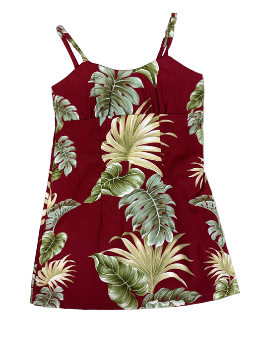 Girls Hawaiian Leaves Dress Ky's International
