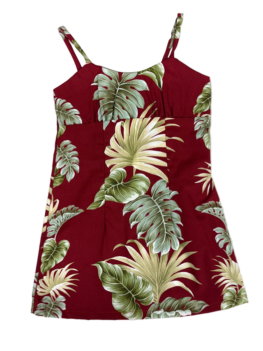 Girls Hawaiian Leaves Dress Ky's International