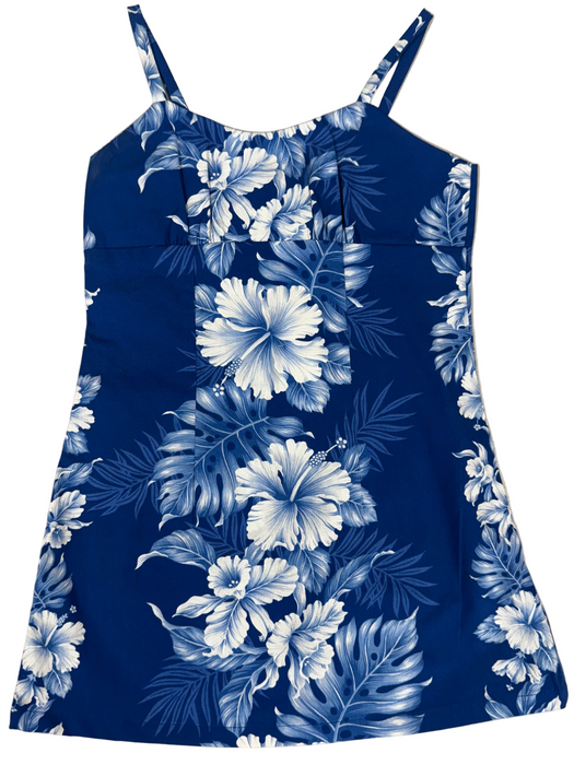 Girls Hibiscus Monstera Dress Ky's International