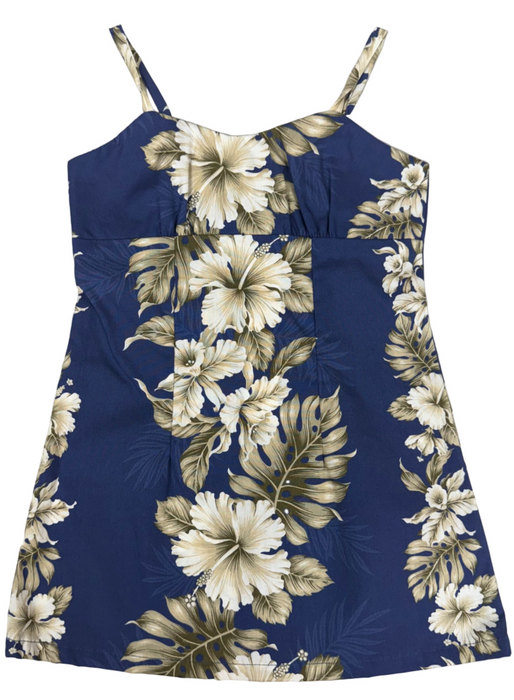 Girls Hibiscus Monstera Dress Ky's International