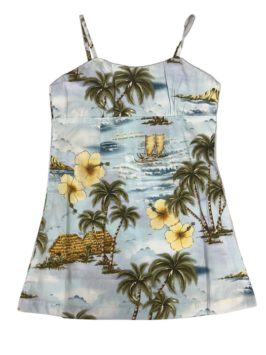 Girls Tropical Beach Dress Ky's International