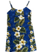 Girls White Hibicus Palms Dress Ky's International