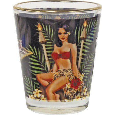 Gold Rim Shot Glass - Household Goods - Leilanis Attic