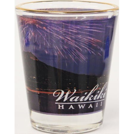 Gold Rim Shot Glass - Household Goods - Leilanis Attic