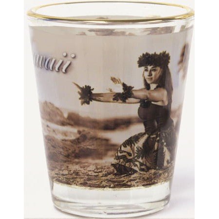 Gold Rim Shot Glass - Household Goods - Leilanis Attic