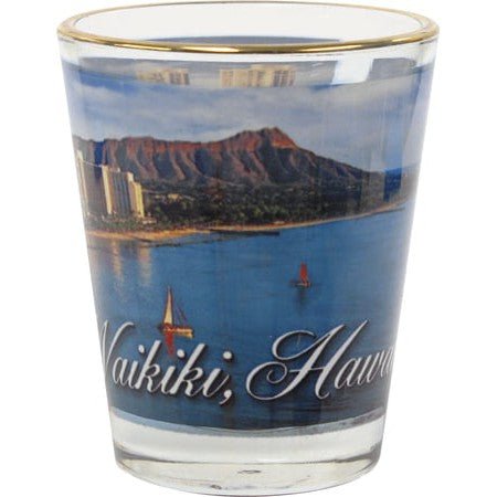 Gold Rim Shot Glass - Household Goods - Leilanis Attic