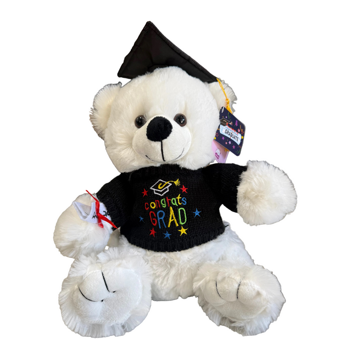 Graduation Teddy Bear, 12" Tall Leilanis Attic