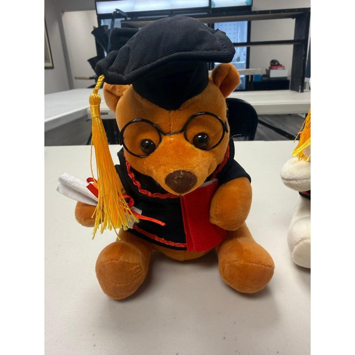 Graduation Teddy Bears w/ glasses, 6" Leilanis Attic