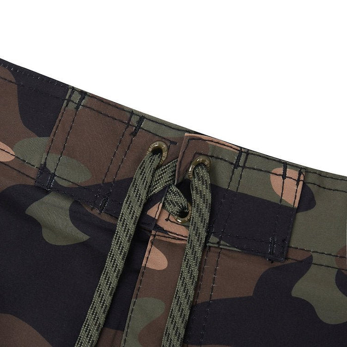 "Green/Kanaka Flag" Board Short Men's 4 Way Stretch - Wailoa - Board Shorts - Mens