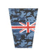 "Grey Blue/HI Flag" Board Short Men's 4 Way Stretch - Wailoa - Board Shorts - Mens