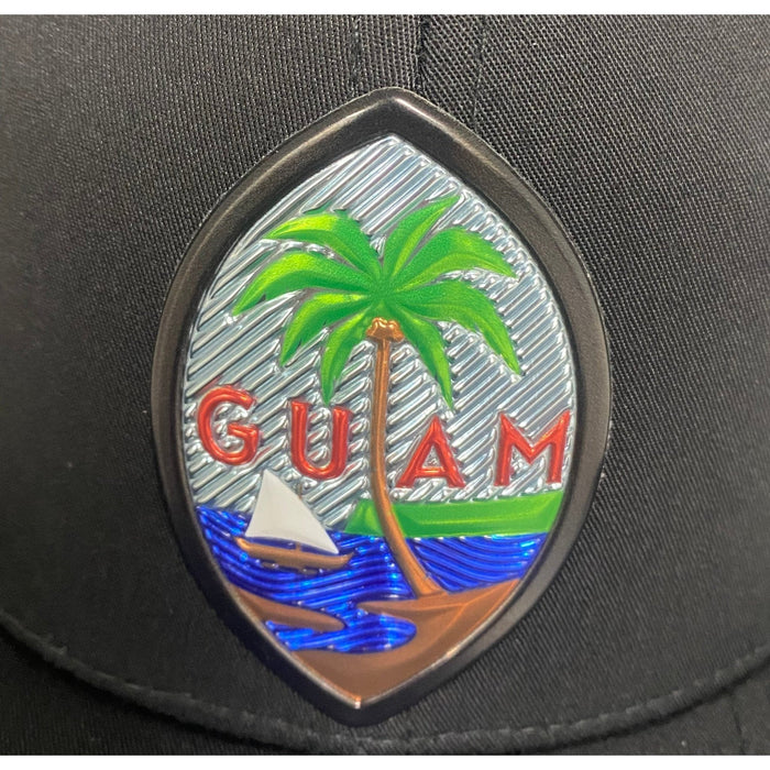 Guam 3D Seal Snapback Hat