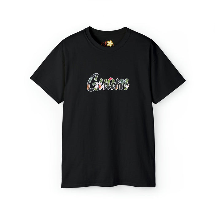 Guam Black Floral T-Shirt - Unisex - T-Shirt - Mens - Leilanis Attic