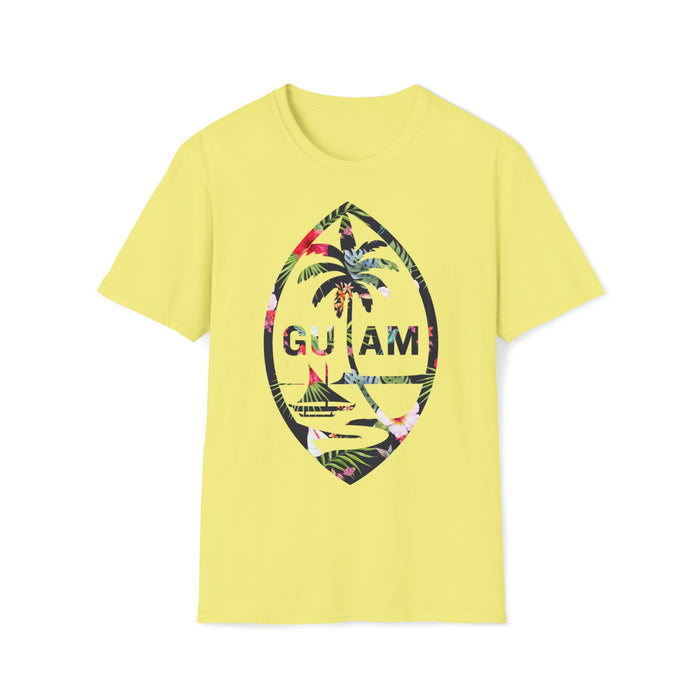 Guam Floral T-Shirt, Unisex - T-Shirt - Mens