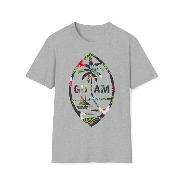 Guam Floral T-Shirt, Unisex - T-Shirt - Mens