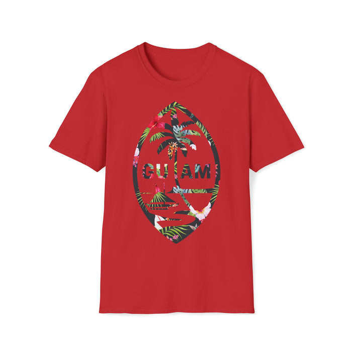 Guam Floral T-Shirt, Unisex - T-Shirt - Mens