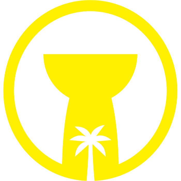 Guam Latte Stone Palm Tree - Sticker