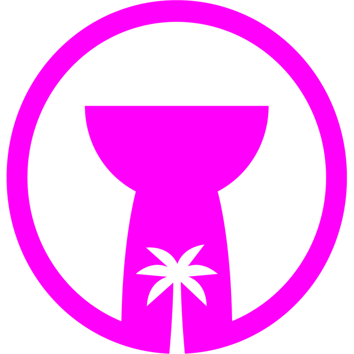 Guam Latte Stone Palm Tree - Sticker