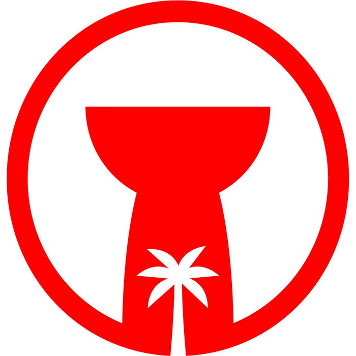 Guam Latte Stone Palm Tree - Sticker