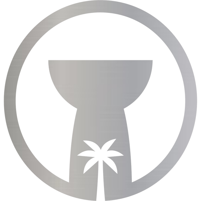 Guam Latte Stone Palm Tree - Sticker