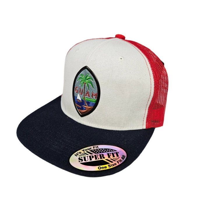 Guam Seal Holographic Trucker Hat - Hat