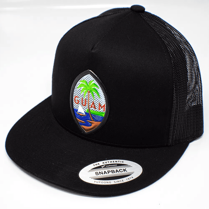 Guam Seal Holographic Trucker Hat - Hat