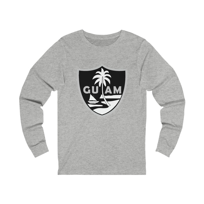 Guam Seal LV Football Shield Long Sleeve - Unisex - Long - sleeve - Leilanis Attic